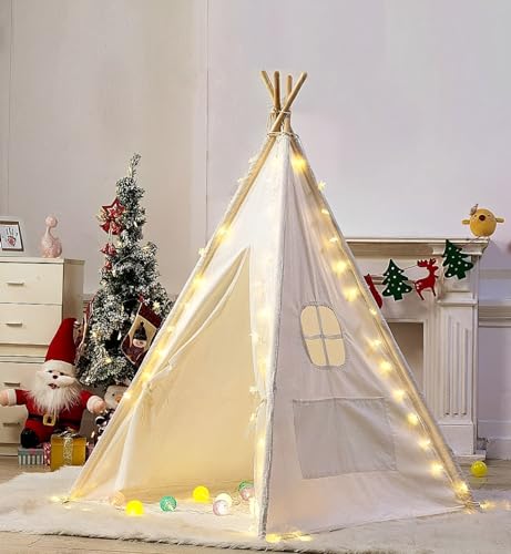 Led Stars Lichterkette für Tipi Zelt, Star Fairy String Lights Straps Dekorativ Teepee Spielzelt Weihnachtsbaum, Batterien Betrieben von Ginkago