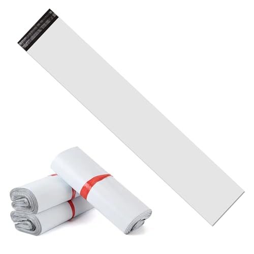 Gintiosn Lange Poly-Versandtaschen, selbstdichtend, wasserdicht, doppellagig, 5 mm, verdickt, 20,3 x 39,8 cm, 100 Stück Gintiosn Lange Poly-Versandtaschen, selbstdichtend, wasserdicht, doppellagig, 5 mm, verdickt, 20,3 x 39,8 cm, 100 Stück von Gintison