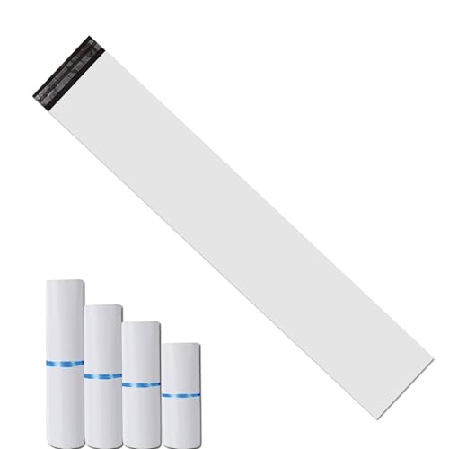 Lange Poly-Versandtaschen, 15,2 x 63,5 cm, 50 Stück, für einzigartige Gegenstände, selbstdichtende, wasserdichte Versandtaschen, doppellagig, 0,5 mm dick, 50 Stück Lange Poly-Versandtaschen, 15,2 x 63,5 cm, 50 Stück, für einzigartige Gegenstände, selbstdichtende, wasserdichte Versandtaschen, doppellagig, 0,5 mm dick, 50 Stück von Gintison