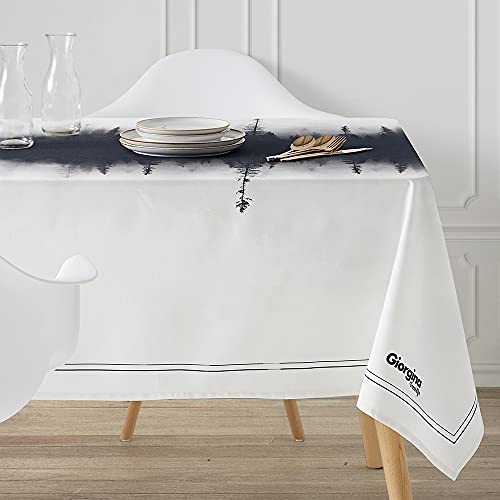 Giorgina Freshlife Fleckabweisende Tischdecke, rechteckig, 100 % Baumwolle, Picknickdecke, 150 x 220 cm, Dark Forest CoolDreams Giorgina Freshlife Fleckabweisende Tischdecke, rechteckig, 100 % Baumwolle, Picknickdecke, 150 x 220 cm, Dark Forest CoolDreams von Giorgina Freshlife