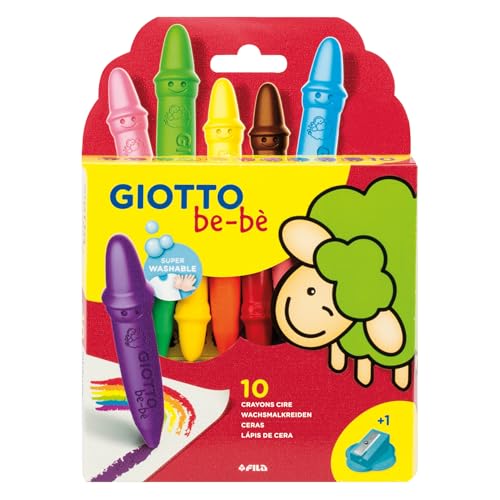 GIOTTO be-bè Super Cera Etui mit 10 Stück + Spitzer von GIOTTO be-bè