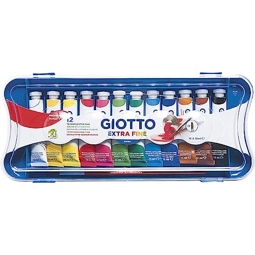 GIOTTO, Temperafarbe, 12 / Mehrfarbig, 13-teiliges Set, 144 GIOTTO, Temperafarbe, 12 / Mehrfarbig, 13-teiliges Set, 144 von GIOTTO