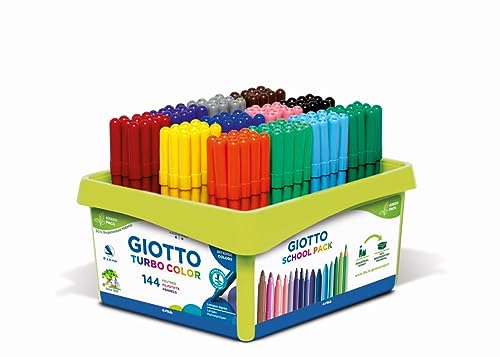 Giotto 5259 00 Turbo Color Fasermaler, Mehrfarbig von GIOTTO