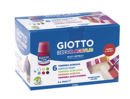 Giotto 5382 00 Decor Acrylfarbe, 10,5 x 7 x 6,8 cm von GIOTTO