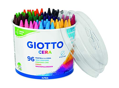 Giotto Cera Wachsmalstift Dose, 96-er Set, farbig, bunt von GIOTTO