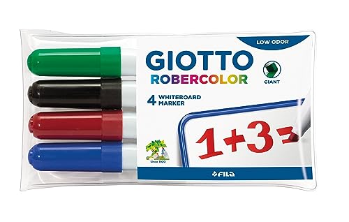 Giotto Rober Colour Whiteboard-Marker, sortiert, 4 Stück Giotto Rober Colour Whiteboard-Marker, sortiert, 4 Stück von GIOTTO