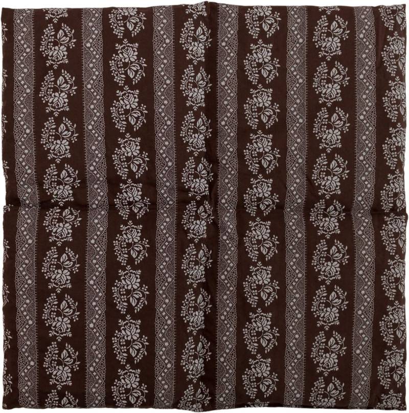 Körnerkissen 40x40cm 4-Kammer | Blumen-Braun Wärmekissen Für Mikrowelle & Backofen Kältekissen Gefrierfach Diverse Füllungen von Giraffenland