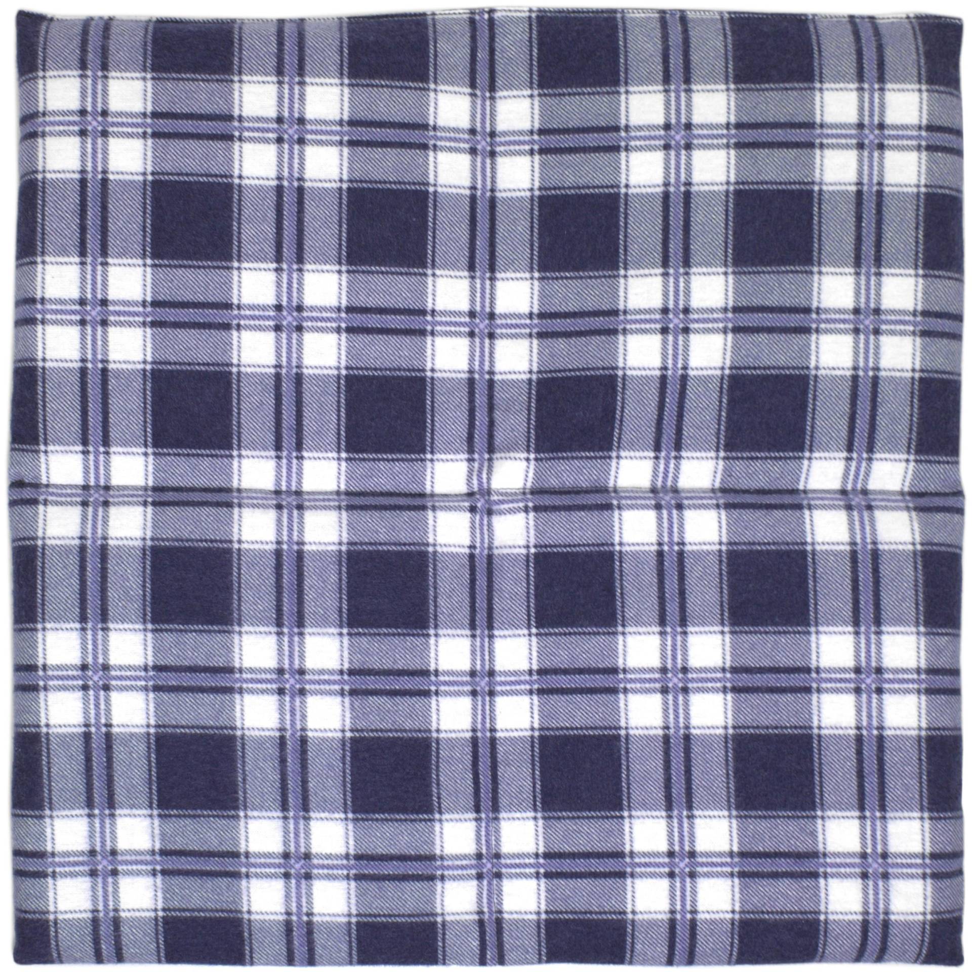 Körnerkissen 40x40cm 4-Kammer | Flanell Karo-Blau Wärmekissen Für Mikrowelle & Backofen Kältekissen Gefrierfach Diverse Füllungen Körnerkissen 40x40cm 4-Kammer | Flanell Karo-Blau Wärmekissen Für Mikrowelle & Backofen Kältekissen Gefrierfach Diverse Füllungen von Giraffenland