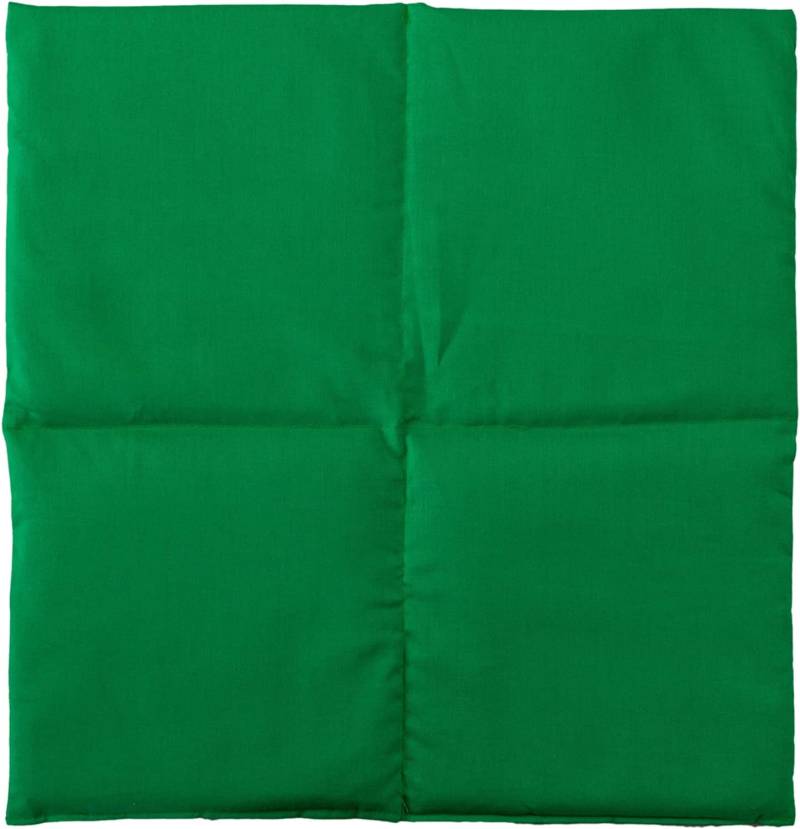 Körnerkissen 40x40cm 4-Kammer | Grün Wärmekissen Für Mikrowelle & Backofen Kältekissen Gefrierfach Diverse Füllungen von Giraffenland