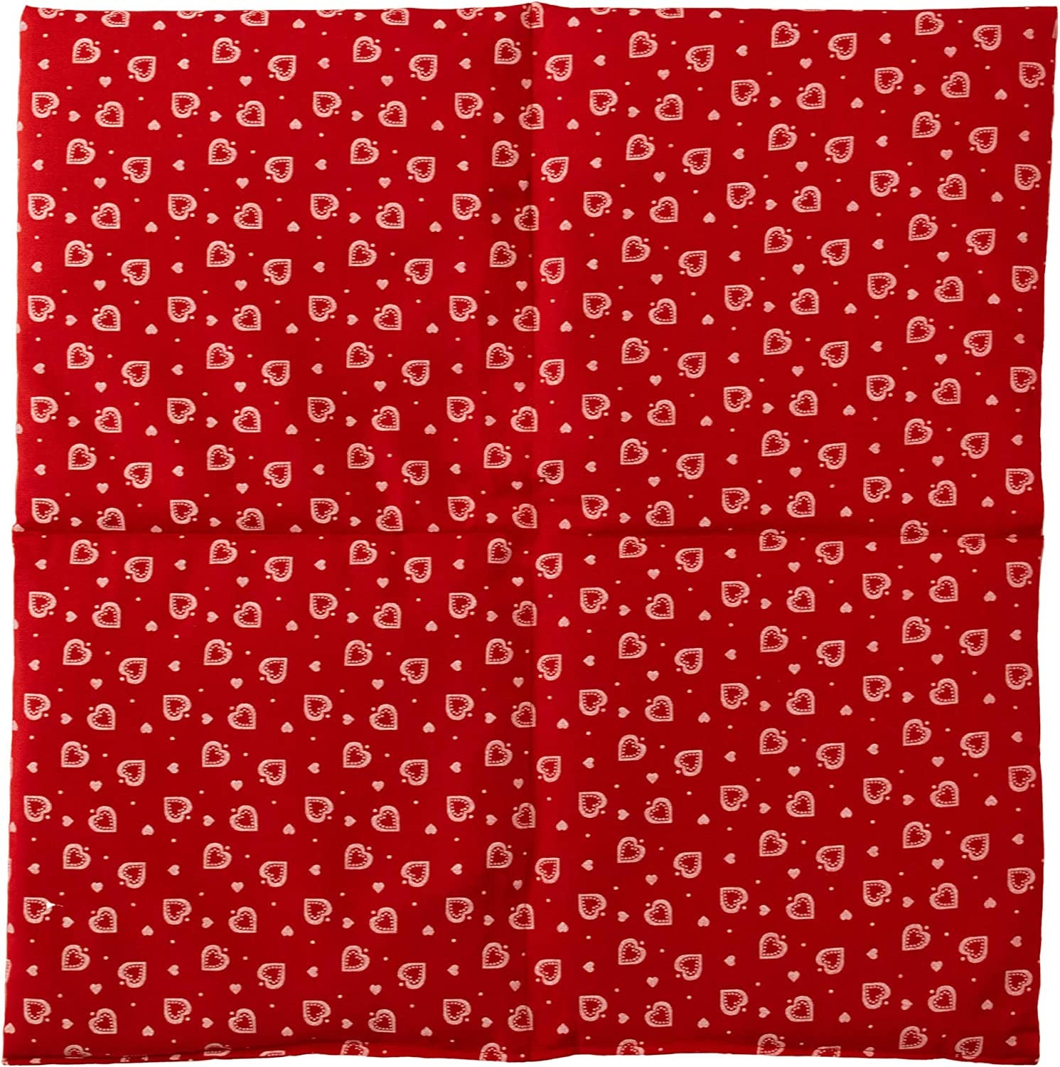 Körnerkissen 40x40cm 4-Kammer | Herzen-Rot Wärmekissen Für Mikrowelle & Backofen Kältekissen Gefrierfach Diverse Füllungen Körnerkissen 40x40cm 4-Kammer | Herzen-Rot Wärmekissen Für Mikrowelle & Backofen Kältekissen Gefrierfach Diverse Füllungen von Giraffenland