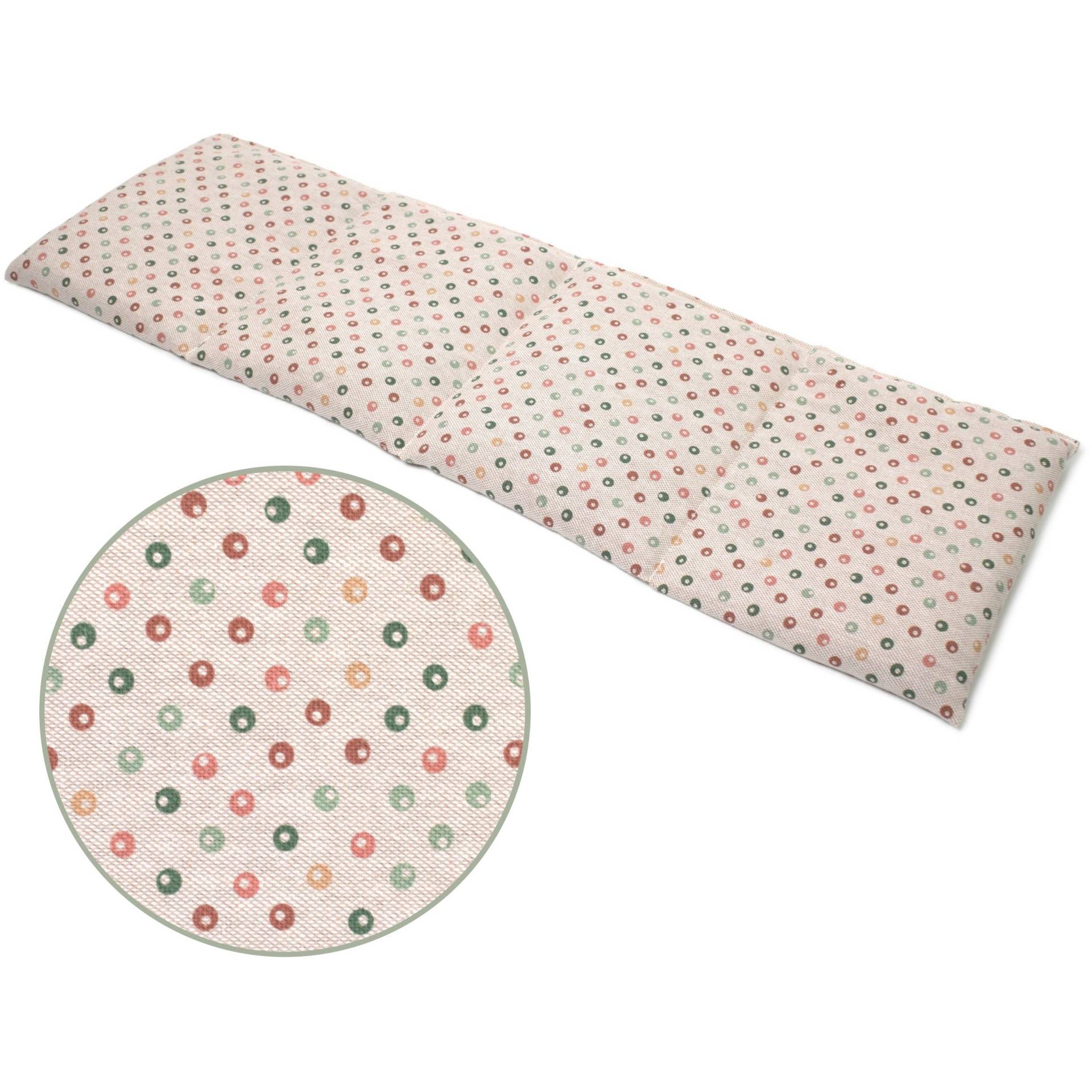 Körnerkissen 60x20cm 4-Kammer | Bio-stoff Punkte Wärmekissen Und Kältekissen Für Mikrowelle, Backofen & Gefrierfach Körnerkissen 60x20cm 4-Kammer | Bio-stoff Punkte Wärmekissen Und Kältekissen Für Mikrowelle, Backofen & Gefrierfach von Giraffenland
