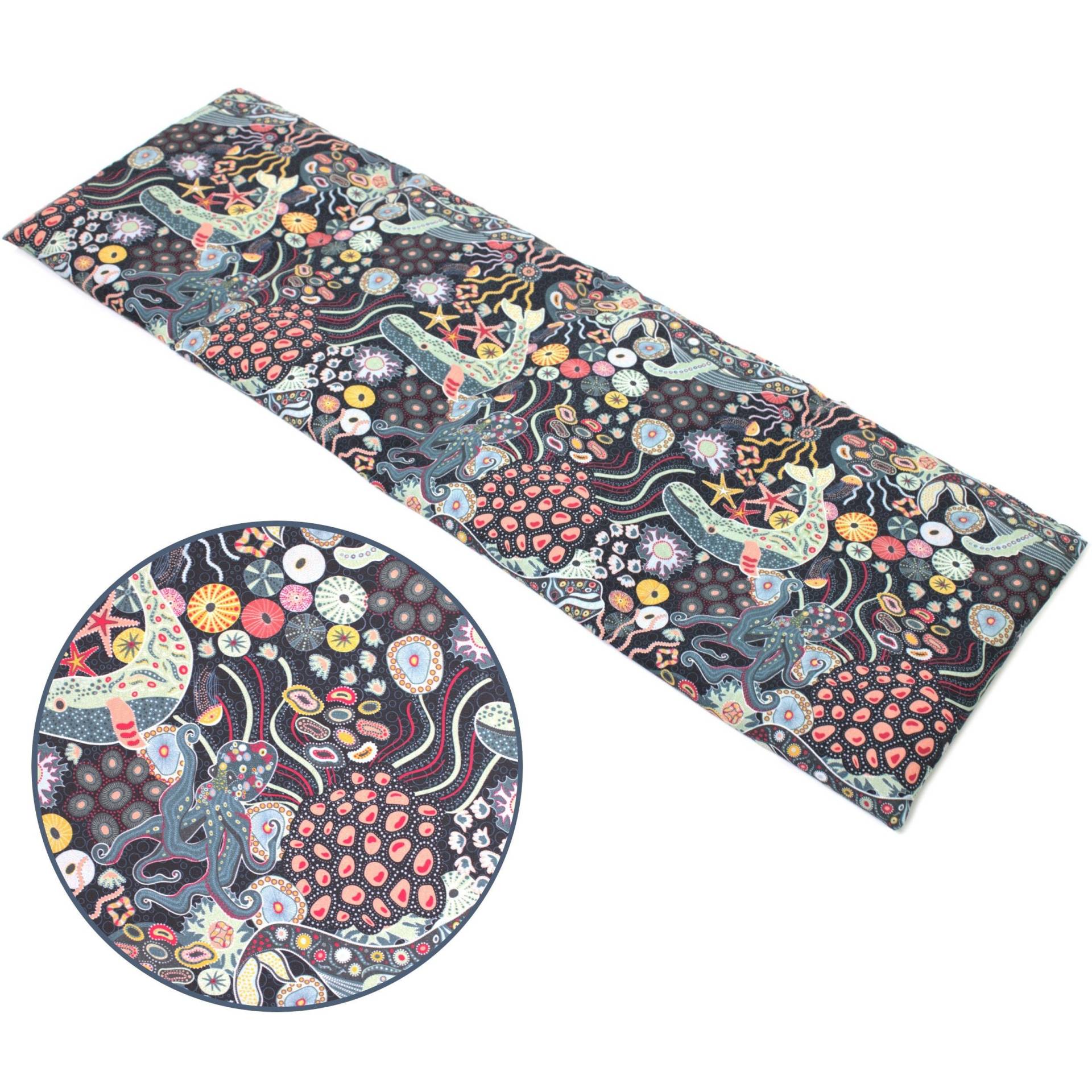 Körnerkissen 60x20cm 4-Kammer | Bio-stoff Unter Wasser Wärmekissen Und Kältekissen Für Mikrowelle, Backofen & Gefrierfach Körnerkissen 60x20cm 4-Kammer | Bio-stoff Unter Wasser Wärmekissen Und Kältekissen Für Mikrowelle, Backofen & Gefrierfach von Giraffenland