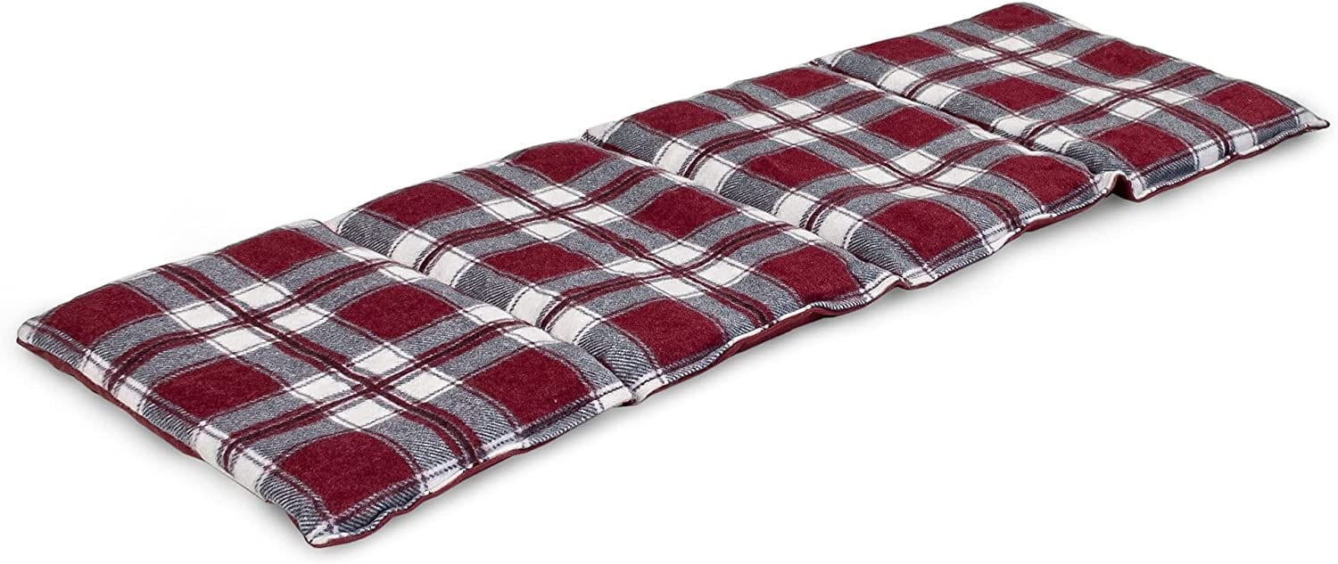 Körnerkissen 60x20cm 4-Kammer | Flanell Karo-Rot Wärmekissen/Kältekissen Für Mikrowelle/Backofen/Gefrierfach Z.b. Kirschkern, Dinkel, Uvm Körnerkissen 60x20cm 4-Kammer | Flanell Karo-Rot Wärmekissen/Kältekissen Für Mikrowelle/Backofen/Gefrierfach Z.b. Kirschkern, Dinkel, Uvm von Giraffenland