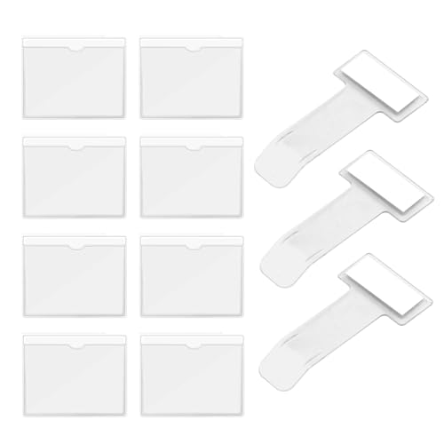 GisWell 8 Stück A6 Parkscheinhalter Rückenklebetaschen, Selbstklebend für Autos, mit 3 Stück Parkscheinhalter Set, Parkausweis- und Etikettenhalter, 16x11,5 cm GisWell 8 Stück A6 Parkscheinhalter Rückenklebetaschen, Selbstklebend für Autos, mit 3 Stück Parkscheinhalter Set, Parkausweis- und Etikettenhalter, 16x11,5 cm von GisWell