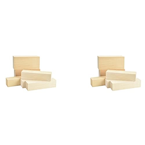 Gisoanudt 12X Lindenholz Schnitzholz Naturrohlinge Balsaholz für Schnitzen Von HolzblöCken Unbehandelter Schnitzblock Schnitzrohlinge für Basteln Gisoanudt 12X Lindenholz Schnitzholz Naturrohlinge Balsaholz für Schnitzen Von HolzblöCken Unbehandelter Schnitzblock Schnitzrohlinge für Basteln von Gisoanudt