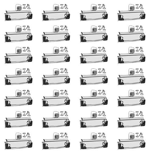 Gisoanudt 28Er-Pack Montierbare Klemmbrett-Klammern mit Stifthalter, Klemmbrett-Klemmen-Hardware, Klemmbrett-Hardware für BüRo, Schule Gisoanudt 28Er-Pack Montierbare Klemmbrett-Klammern mit Stifthalter, Klemmbrett-Klemmen-Hardware, Klemmbrett-Hardware für BüRo, Schule von Gisoanudt