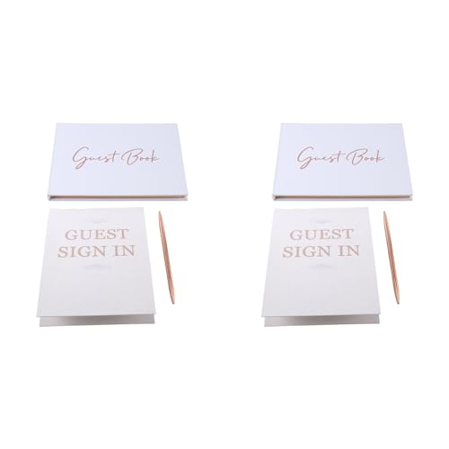 Gisoanudt 2X HochzeitsgäStebuch, GäStebuch für Den Junggesellinnenabschied, HochzeitsbüCher für GäSte zum Einschreiben, GäStebuch für die Babyparty, mit Stift Gisoanudt 2X HochzeitsgäStebuch, GäStebuch für Den Junggesellinnenabschied, HochzeitsbüCher für GäSte zum Einschreiben, GäStebuch für die Babyparty, mit Stift von Gisoanudt