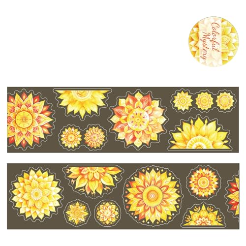 1 Roll Wasserdichte Dekorative Aufkleber Für Scrapbook Journal Card Flower Sticker Haustierkleber Blumen Ästhetischer Aufkleber Dekorative Haustierband 1 Roll Wasserdichte Dekorative Aufkleber Für Scrapbook Journal Card Flower Sticker Haustierkleber Blumen Ästhetischer Aufkleber Dekorative Haustierband von Gissroys