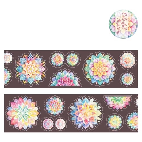 1 Roll Wasserdichte Dekorative Aufkleber Für Scrapbook Journal Card Flower Sticker Haustierkleber Blumen Ästhetischer Aufkleber Dekorative Haustierband 1 Roll Wasserdichte Dekorative Aufkleber Für Scrapbook Journal Card Flower Sticker Haustierkleber Blumen Ästhetischer Aufkleber Dekorative Haustierband von Gissroys