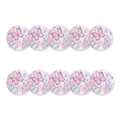 1 Set Geburtstagsparty-Essential-Set, Schmetterlings-Thema mit Einladungskarten, 25,4 cm, 22,9 cm, Teller, Servietten, Pappbecher optional 1 Set Geburtstagsparty-Essential-Set, Schmetterlings-Thema mit Einladungskarten, 25,4 cm, 22,9 cm, Teller, Servietten, Pappbecher optional von Gissroys