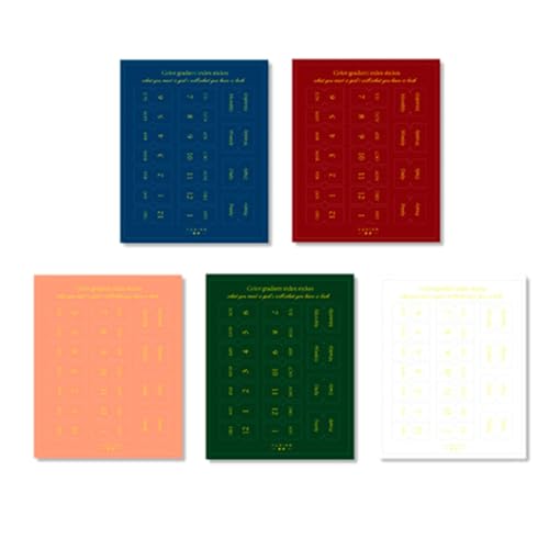 10 Blätter Monatlicher Tabs Planer Sticker Month Adhäsive Tabs Dekorative Monatlich Indizierte Farbenfrohe Indexierte Aufkleber 10 Blätter Monatlicher Tabs Planer Sticker Month Adhäsive Tabs Dekorative Monatlich Indizierte Farbenfrohe Indexierte Aufkleber von Gissroys