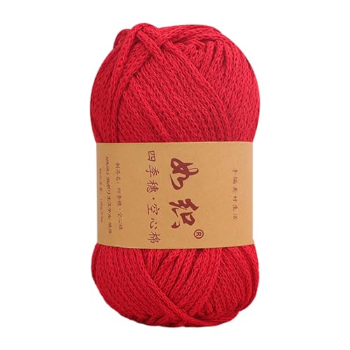100 G Hohle Baumwollhäkchengarn Weiche Strickfaden Für Schals Hüte Babydecke Crafting Projects Schalhutdecke Garn 100 G Hohle Baumwollhäkchengarn Weiche Strickfaden Für Schals Hüte Babydecke Crafting Projects Schalhutdecke Garn von Gissroys