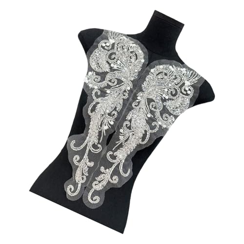 1Pair Stylish Gestickte Pailletten Patches Elegante Verzierungen Patches Für Modesprojekte Und Event Handgefertigte Spitzenapplikationen 1Pair Stylish Gestickte Pailletten Patches Elegante Verzierungen Patches Für Modesprojekte Und Event Handgefertigte Spitzenapplikationen von Gissroys