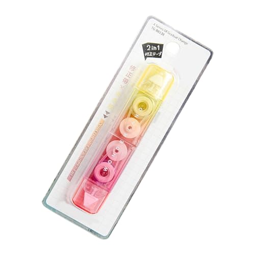 2 In 1 White Out Tape Scrapbooking Tape Doppelkopfkorrektur Mit Kleberwalze Für Instantskorrekturen von Gissroys