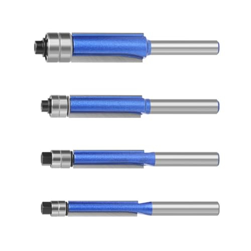 4pcs Flush Straight Bit Holzbearbeitung Flush Trimm Router Bit Doppel Lagerholzholzschneider Für Holzbearbeitung Router 4pcs Flush Straight Bit Holzbearbeitung Flush Trimm Router Bit Doppel Lagerholzholzschneider Für Holzbearbeitung Router von Gissroys