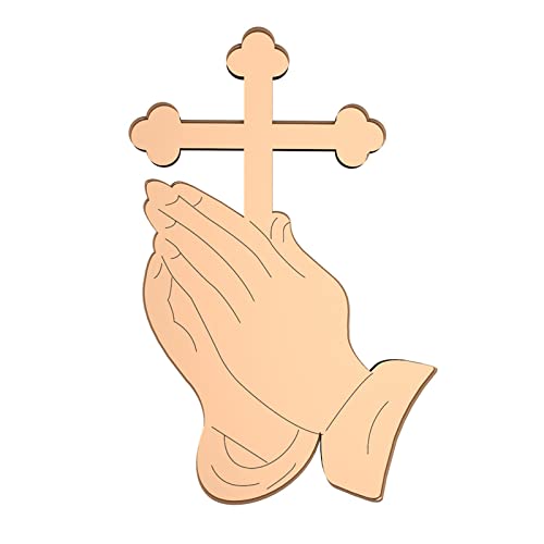 5 Stück betendes Kreuz Acryl Kuchendekoration Urlaub Party Dekoratives Zubehör für Kinder Mädchen Jungen Geburtstag Kreuz Kuchen Topper für Jungen von Gissroys