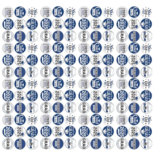 500 Zählklasse Von 2025 Abschlussaufkleber 1 Zoll Kleber Etikett Für Versiegelung Für Die Verpackung Der Verpackung Der Versiegelung Von Versiegelungen Buchstaben von Gissroys