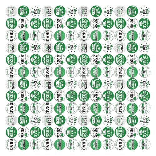 500 Zählklasse Von 2025 Abschlussaufkleber 1 Zoll Kleber Etikett Für Versiegelung Für Die Verpackung Der Verpackung Der Versiegelung Von Versiegelungen Buchstaben von Gissroys