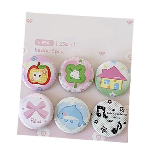 6pcs Cartoon Metallabzeichen Dekorative Reversnadeln Für Kinder Erwachsene Rucksäcke Jacken Mantel Kleidung Dekoration Accessoires Student Freundliche Dekorative Stifte 6pcs Cartoon Metallabzeichen Dekorative Reversnadeln Für Kinder Erwachsene Rucksäcke Jacken Mantel Kleidung Dekoration Accessoires Student Freundliche Dekorative Stifte von Gissroys