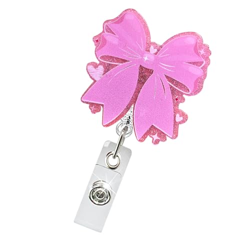 Bowknot Abzeichenhalter Mit Metall Clip Schwester Arzt Abzeichen Retractable Rolls Für Ein Einziehbares Abzeichen Für Lehrer Schüler Lehrer von Gissroys