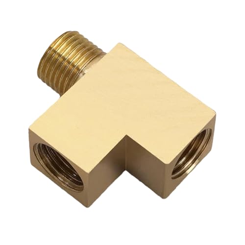 Brass T Splitteradapter M10x1 Männlich Zu 2 Weiblichen Öldruckmessersensorenanschluss Für Automobilbrennstoffe Systeme Öldrucksensor T Anschluss von Gissroys