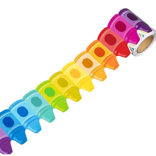 Buntes Bleistiftmuster Grenzverkleidung Wandaufkleber Bulletin Board Border Grenze 25 9 Fuß Für Klassenzimmer Notizen Tafel Tafel PVC Wandaufkleber von Gissroys