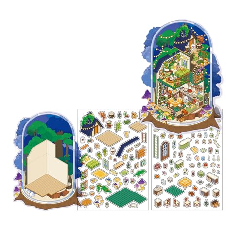 Cartoon Landscape Sticker Dekorative Aufkleber Spielzeugspielszene Machen Cartoon Landscape Sticker Dekorative Aufkleber Spielzeugspielszene Machen von Gissroys