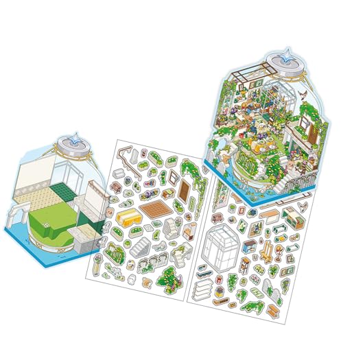 Cartoon Landscape Sticker Dekorative Aufkleber Spielzeugspielszene Machen Cartoon Landscape Sticker Dekorative Aufkleber Spielzeugspielszene Machen von Gissroys