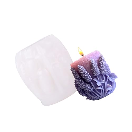 Duftformen, Lavendel-Serie, Silikon, Epoxidharz, Seife, Gips, Silikon, Lavendel-Serie, Duftguss, Bastelbedarf von Gissroys