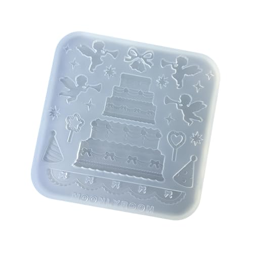 Einfach zu verwendende praktische Epoxidharz-Form, mehrschichtiges Kuchenzubehör, Schmuck, Charm-Zubehör, Kunstharz-Kunstform von Gissroys