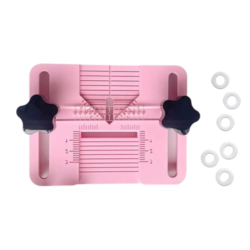 Einstellbare Ohrring Bohrvorlage Mit Messleitungen Zum Genauen Zentrieren Des Symmetrischen Oder Unregelmäßigen Formen Polymer Ton Ohrringloch Loch Locator von Gissroys