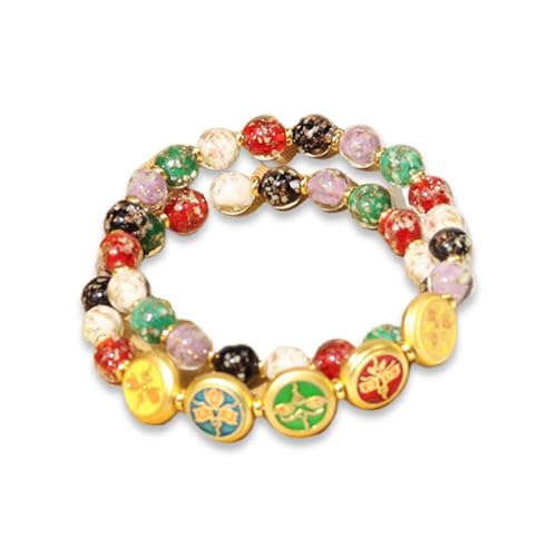Elegante Glasperle mit einzigartigem Design, Accessoire zum Verschenken und für Statement-Stücke, Abendveranstaltungen, Doppelschlaufen-Armband Elegante Glasperle mit einzigartigem Design, Accessoire zum Verschenken und für Statement-Stücke, Abendveranstaltungen, Doppelschlaufen-Armband von Gissroys