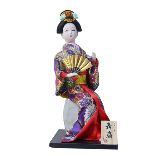 Exquisites 30,5 cm Kimono-Geisha-Puppen, Tischdekoration für japanische Themen, Esszimmer, Raumdekoration Exquisites 30,5 cm Kimono-Geisha-Puppen, Tischdekoration für japanische Themen, Esszimmer, Raumdekoration von Gissroys