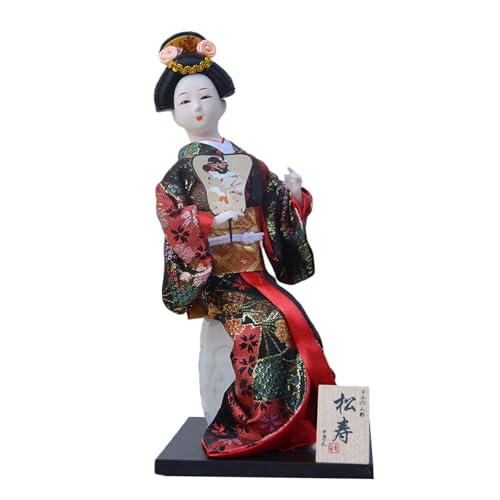 Exquisites 30,5 cm Kimono-Geisha-Puppen, Tischdekoration für japanische Themen, Esszimmer, Raumdekoration Exquisites 30,5 cm Kimono-Geisha-Puppen, Tischdekoration für japanische Themen, Esszimmer, Raumdekoration von Gissroys