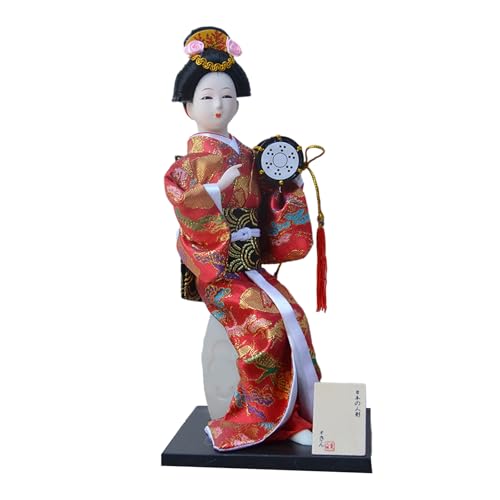 Exquisites 30,5 cm Kimono-Geisha-Puppen, Tischdekoration für japanische Themen, Esszimmer, Raumdekoration Exquisites 30,5 cm Kimono-Geisha-Puppen, Tischdekoration für japanische Themen, Esszimmer, Raumdekoration von Gissroys