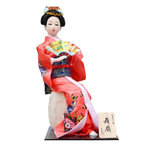 Exquisites 30,5 cm Kimono-Geisha-Puppen, Tischdekoration für japanische Themen, Esszimmer, Raumdekoration Exquisites 30,5 cm Kimono-Geisha-Puppen, Tischdekoration für japanische Themen, Esszimmer, Raumdekoration von Gissroys