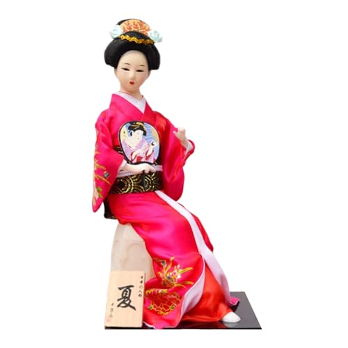 Exquisites 30,5 cm Kimono-Geisha-Puppen, Tischdekoration für japanische Themen, Esszimmer, Raumdekoration Exquisites 30,5 cm Kimono-Geisha-Puppen, Tischdekoration für japanische Themen, Esszimmer, Raumdekoration von Gissroys
