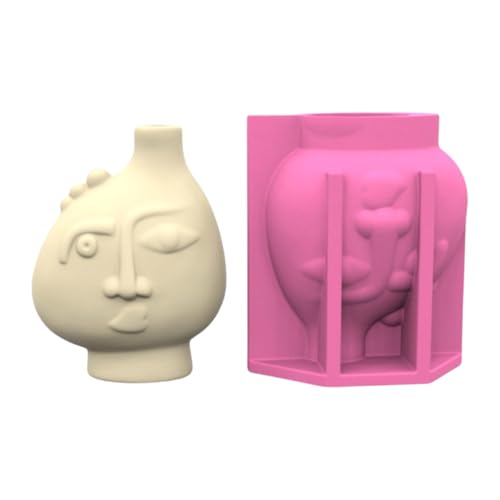 Flexible Silikonform Multifauntal Silikonvase Formen Zur Herstellung Von Markanter Abstrakter Gesichtsplanter Und Vase Bastelbetongussform Flexible Silikonform Multifauntal Silikonvase Formen Zur Herstellung Von Markanter Abstrakter Gesichtsplanter Und Vase Bastelbetongussform von Gissroys