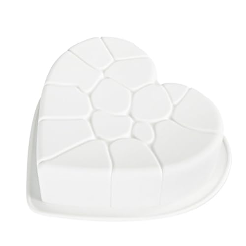 Fondant Schokoladenformen Risse Herz Silikonformen Mousses Kuchen Dekoration Werkzeug Kerze Seife Leicht Zu Reinigen Mousse Kuchen Küchenback Vorräte von Gissroys