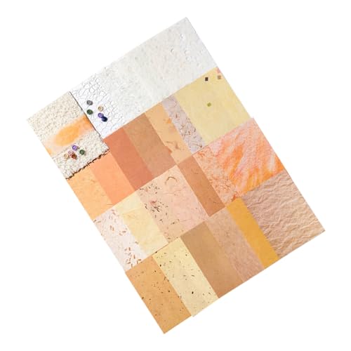 Gissroys Ästhetisches dekoratives Papier, strukturiertes Scrapbook-Papier mit 5 Tasten, für Scrapbooking, Tagebuch, Bilderrahmen, Album, 26 Blatt Gissroys Ästhetisches dekoratives Papier, strukturiertes Scrapbook-Papier mit 5 Tasten, für Scrapbooking, Tagebuch, Bilderrahmen, Album, 26 Blatt von Gissroys